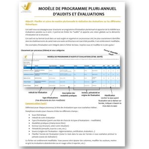 Programme audits établissement de Santé