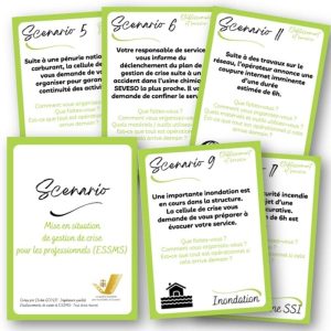 Jeu exercice de crise professionnels ESSMS