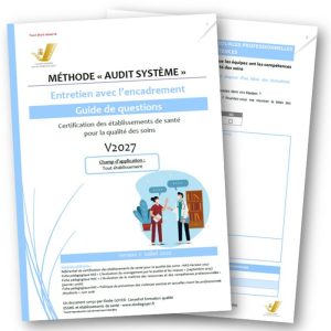 Guide audit système encadrement certification HAS V2027 présentation